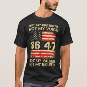 Die amerikanische Flagge hält nicht meinem Präside T-Shirt