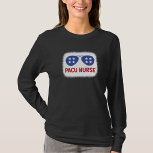 Die amerikanische Flagge hat am 4. Juli Pacu-Krank T-Shirt