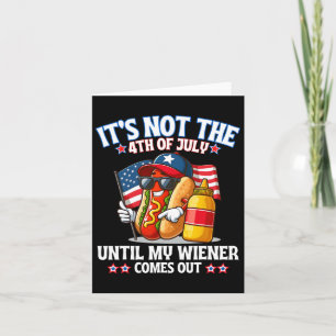 Die amerikanische Flagge ist nicht der 4. Juli, bi Karte