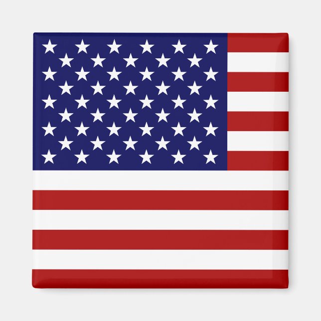 Die amerikanische Flagge Magnet (Vorne)