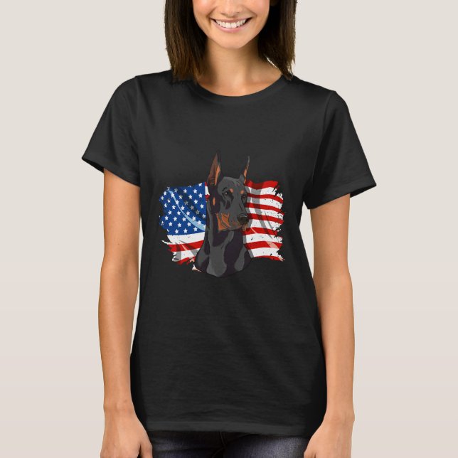 Die amerikanische Flagge mit einem stolzen Patriot T-Shirt (Vorderseite)