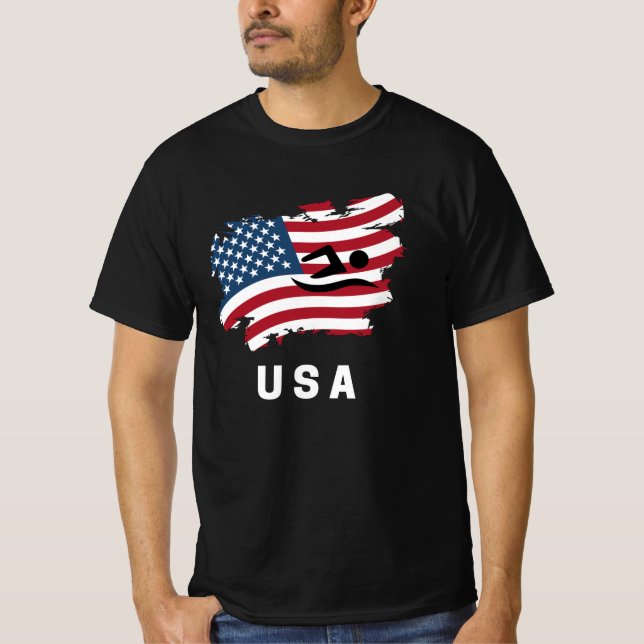 Die amerikanische Flagge T-Shirt (Vorderseite)