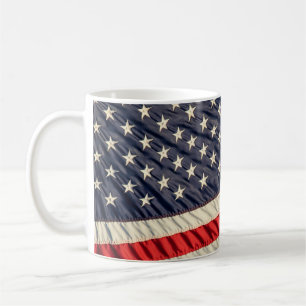 Die amerikanische Flagge Tasse