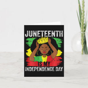 Die amerikanische Juneteenta in Afrika ist mein Un Karte