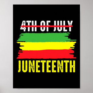 Die amerikanische Juneteenta in Afrika ist mein Un Poster
