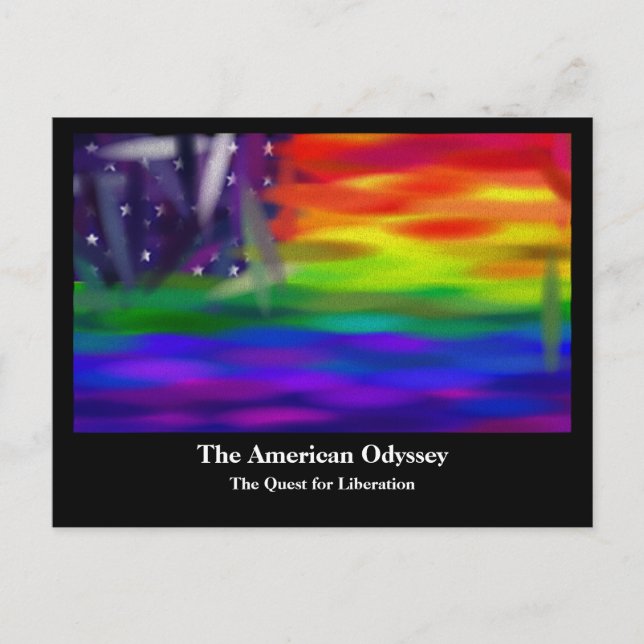 Die amerikanische Odyssey Postkarte (Vorderseite)