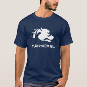 Die amerikanische Pitbull - Weiß T-Shirt