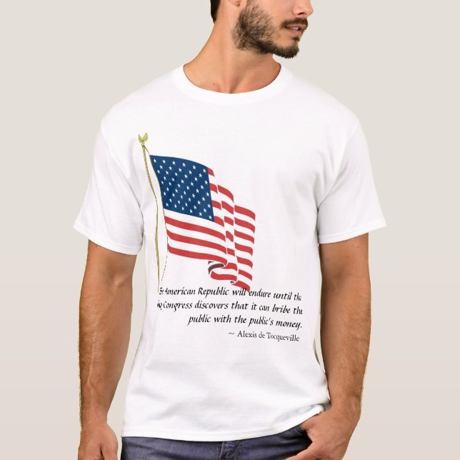 Die amerikanische Republik hält bis…. aus T-Shirt (Vorderseite)