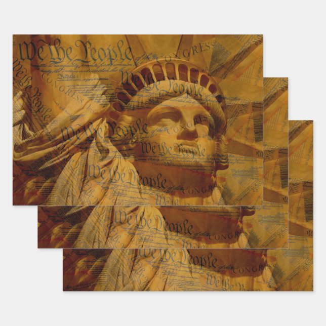 Die amerikanische Verfassung Geschenkpapier Set (Set)