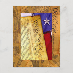 Die amerikanische Verfassung Wir Menschen Postkarte