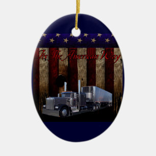 Die amerikanische Weise Keramik Ornament