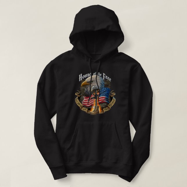 Die amerikanische Zuhause des freien Veteranen ist Hoodie (Design vorne)