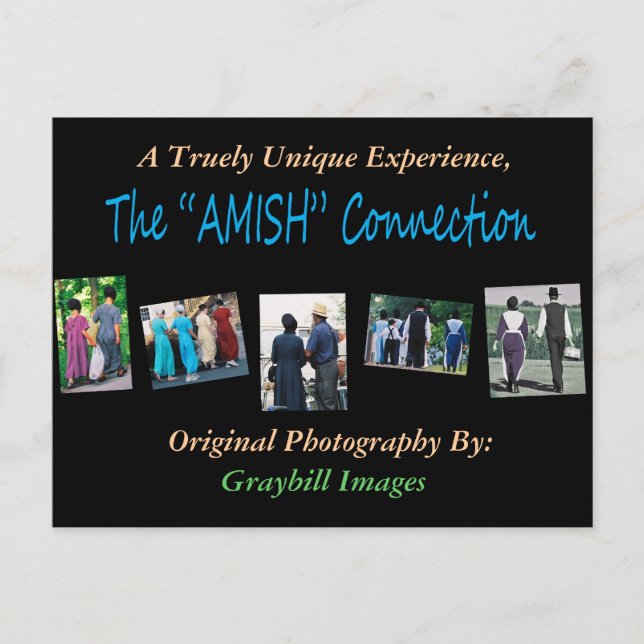 Die"AMISH"Connection Postkarte (Vorderseite)