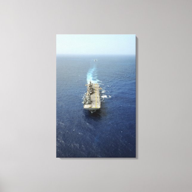 Die Amphibien-Bereitschaftsgruppe Kearsarge Leinwanddruck (Vorderseite)