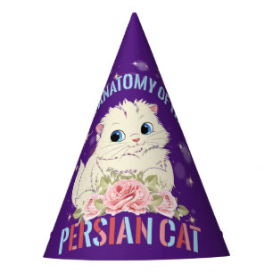 Die Anatomie der persischen Katze Partyhütchen