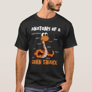 Die Anatomie der Tierkornnatter Anatomie Tier T-Shirt