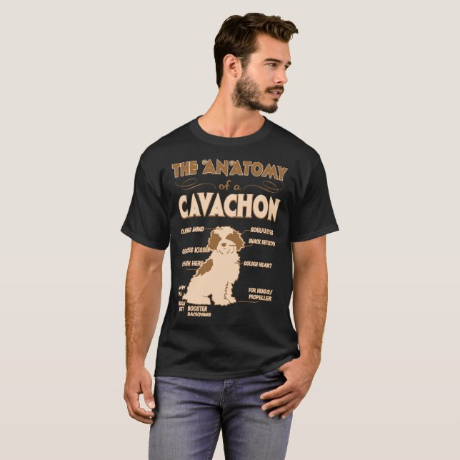 Die Anatomie des Cavachon T-Shirt (Vorne ganz)