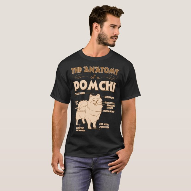 Die Anatomie des Pomchi T-Shirt (Vorne ganz)