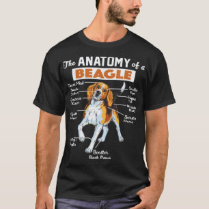 Die Anatomie eines Beagle T-Shirt