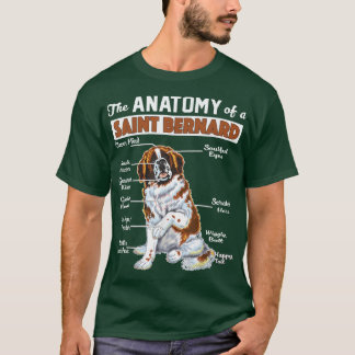 Die Anatomie eines BernardFunny-Shirts T-Shirt