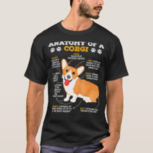 Die Anatomie eines Corgis T-Shirt