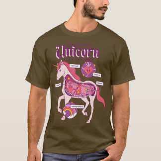 Die Anatomie eines Einhorns T-Shirt