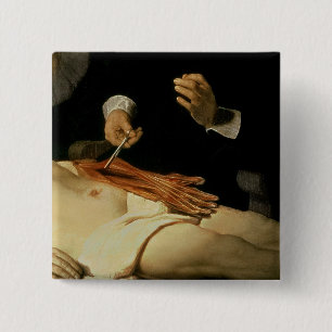 Die Anatomie-Lektion von Dr. Nicolaes Tulp, 1632 Button