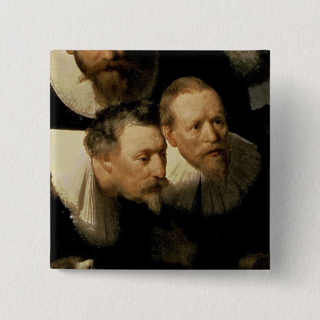 Die Anatomie-Lektion von Dr. Nicolaes Tulp, 1632 Button (Vorderseite)