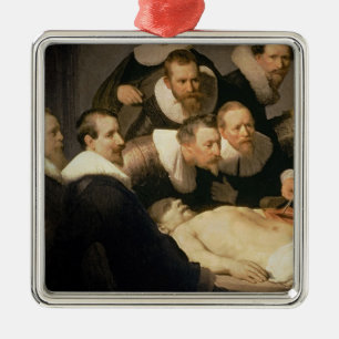 Die Anatomie-Lektion von Dr. Nicolaes Tulp, 1632 Silbernes Ornament