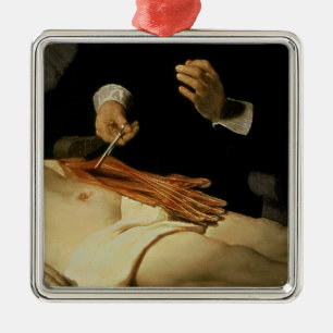 Die Anatomie-Lektion von Dr. Nicolaes Tulp, 1632 Silbernes Ornament