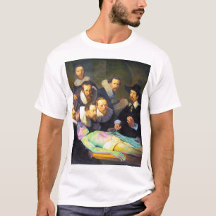 Die anatomische Lektion Moderne Malerei mit Alien  T-Shirt