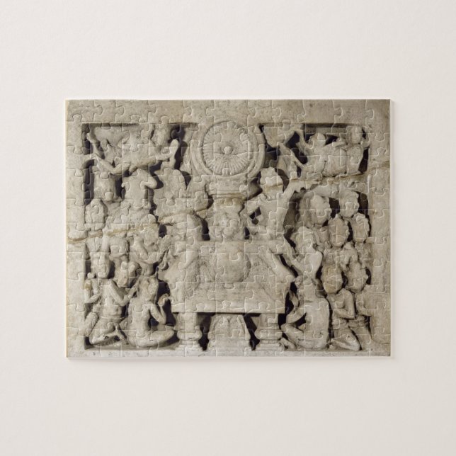 Die Anbetung der buddhistischen Symbole, Amaravati Puzzle (Horizontal)