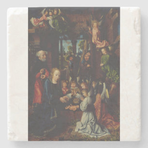 Die Anbetung des Christuskindes Steinuntersetzer