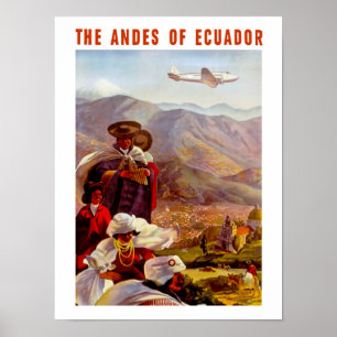 Die Anden Ecuadors Poster