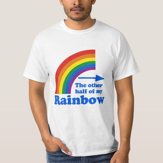 DIE ANDERE HÄLFTE MEINES RAINBOUTS (Verlassen) T-Shirt (Vorderseite)