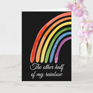 Die andere Hälfte meines Regenbogens. Du vervollst Karte