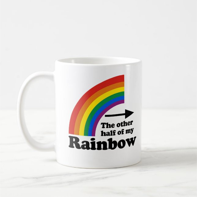 Die andere Hälfte meines Regenbogens (Links Seite) Kaffeetasse (Links)