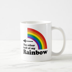 Die andere Hälfte meines Regenbogens (rechte Seite Kaffeetasse