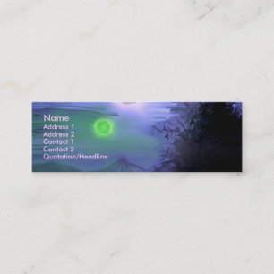 Die andere Himmel-Visitenkarte der Welt Mini Visitenkarte