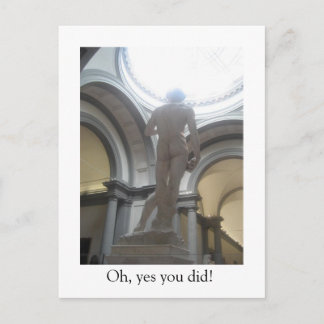 Die andere Seite von David Postkarte