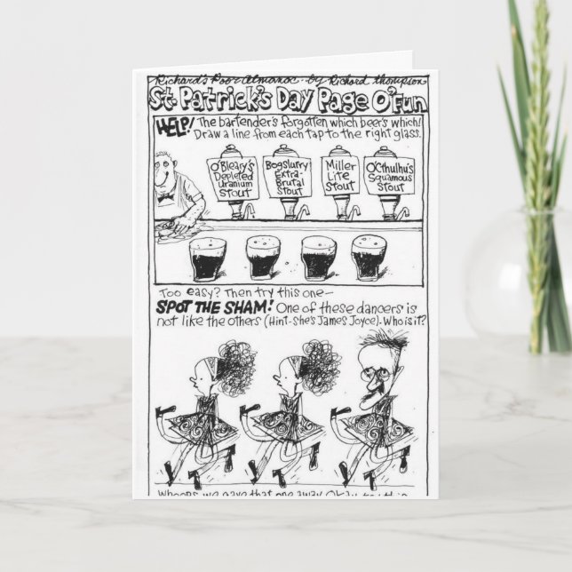 Die anderen des St Patrick Tageskarte Karte (Vorderseite)