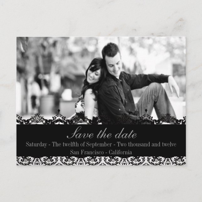 Die Anette-Save the Date Postkarte (Vorderseite)