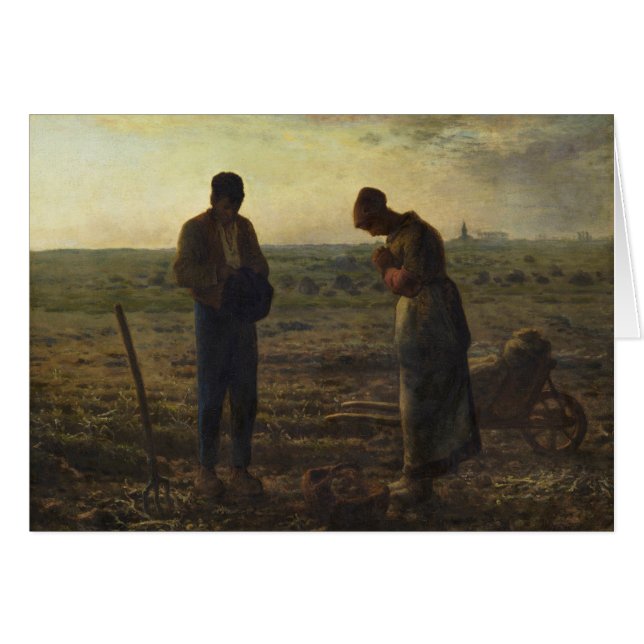 Die Angelus von Jean-François Millet (Vorderseite (Horizontal))