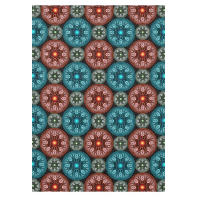 Die angenehme, farbenfrohe Dekoration Tischdecke (Vorderseite)