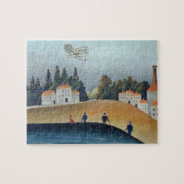Die Angler, c.1908-09 (Öl auf Leinwand) Puzzle (Horizontal)