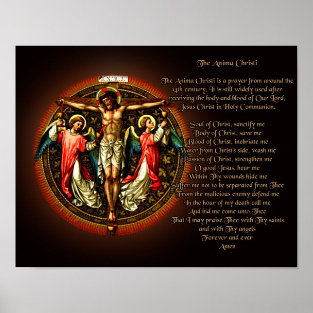 Die Anima Christi Poster (Vorne)