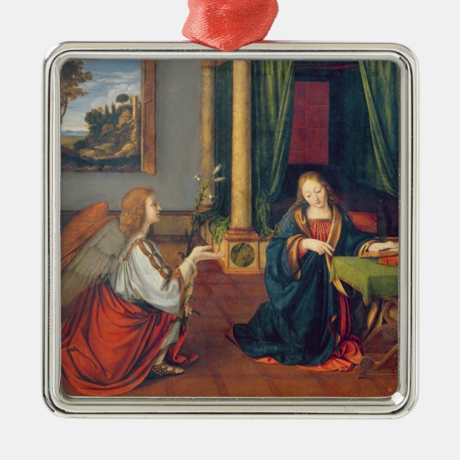 Die Ankündigung, 1506 Silbernes Ornament (Vorne)