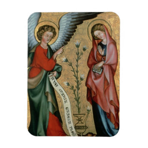 Die Ankündigung, c.1330 (Öl auf Platte) Magnet