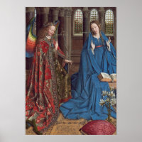 Die Ankündigung, c. 1434-36 (Öl auf Leinwand)