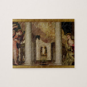 Die Ankündigung, c.1551-53 (Öl auf Leinwand) Puzzle